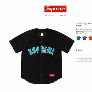 Supreme Baseball Jersey SS18